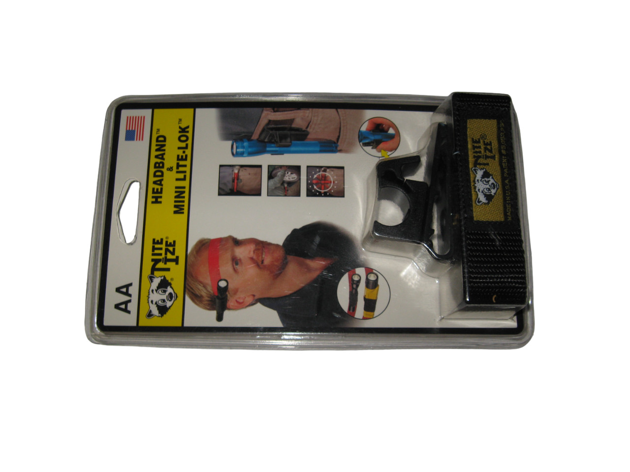 Nite Ize ® HeadBand ™ & Mini Lite Lok ™ Lock Black (1) NPONLL-07-AA