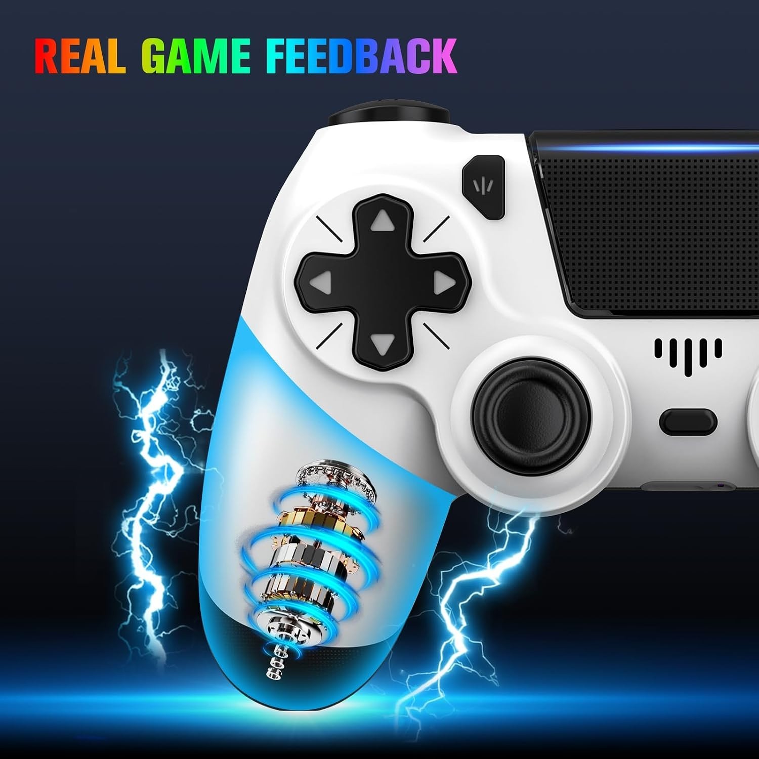 2 Pack Wireless PS4 Controllers with LED Charging Dock - Ultimate Gaming Upgrade