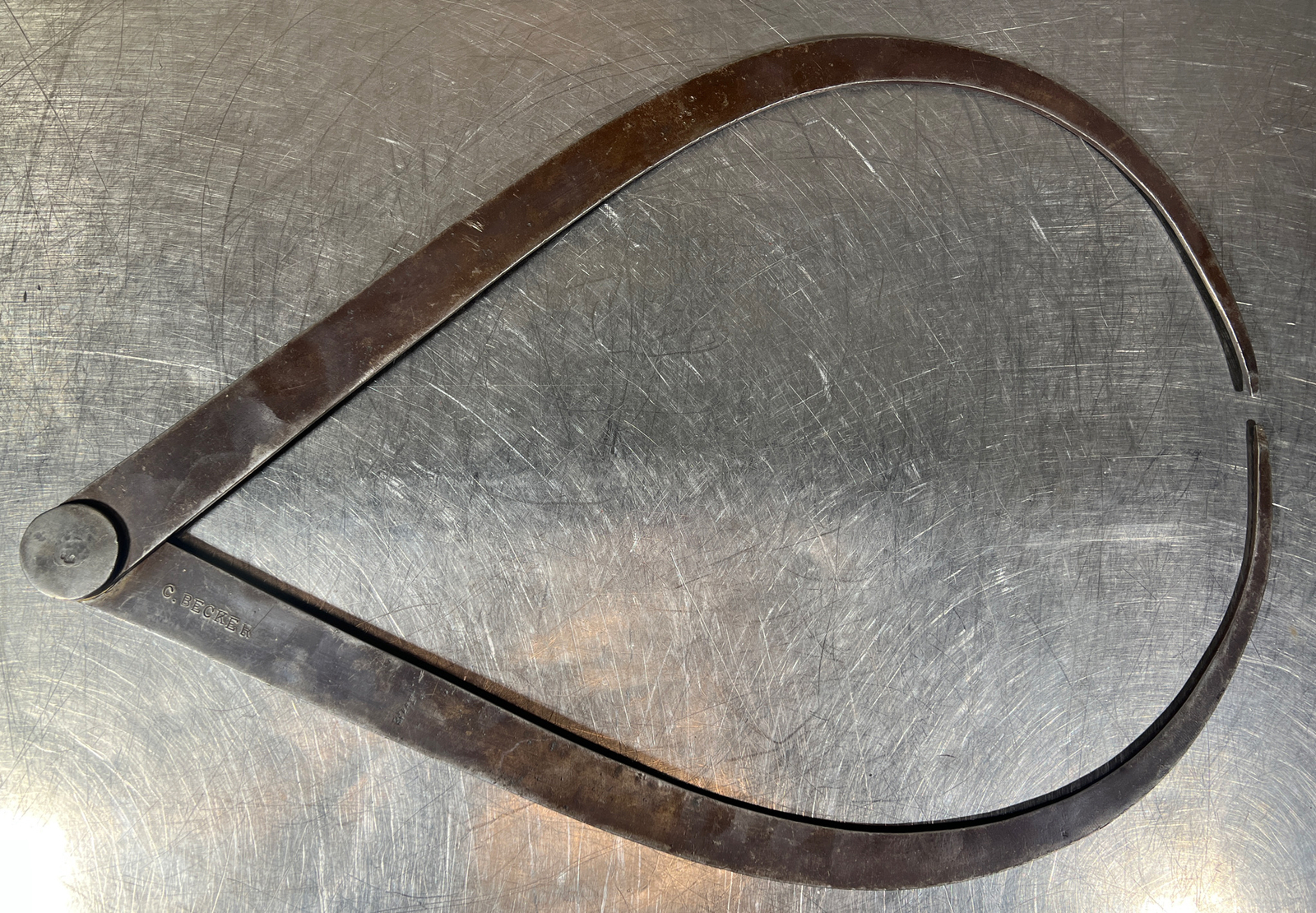 Vintage BROWN & SHARPE MFG Co? Starrett? 19” Outside Caliper. Not Brand Marked