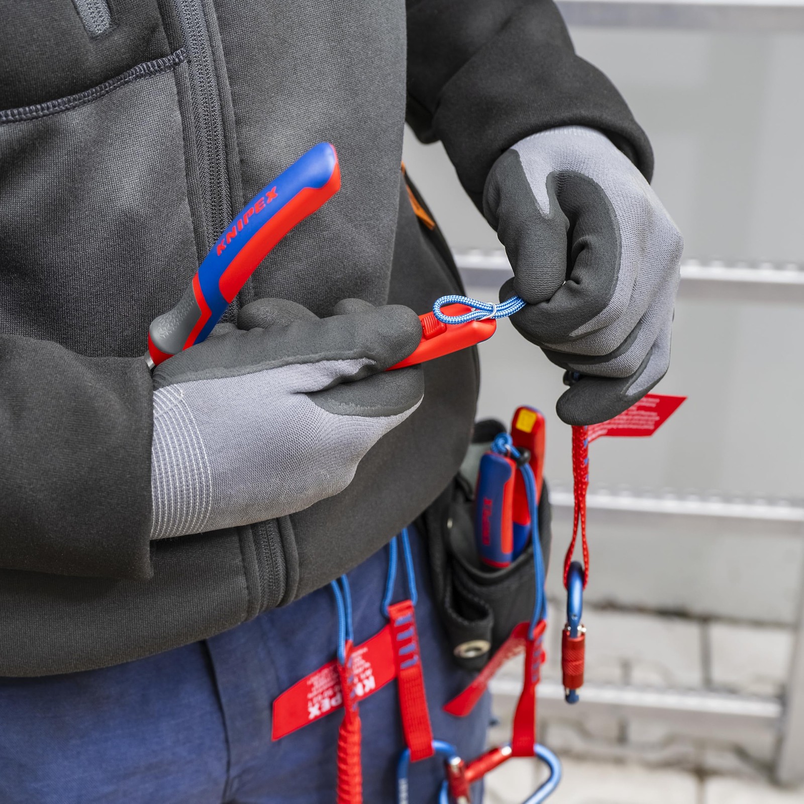 KNIPEX - 95 22 165 Tools - Cable Shears, Spring, Multi-Component (9522165)