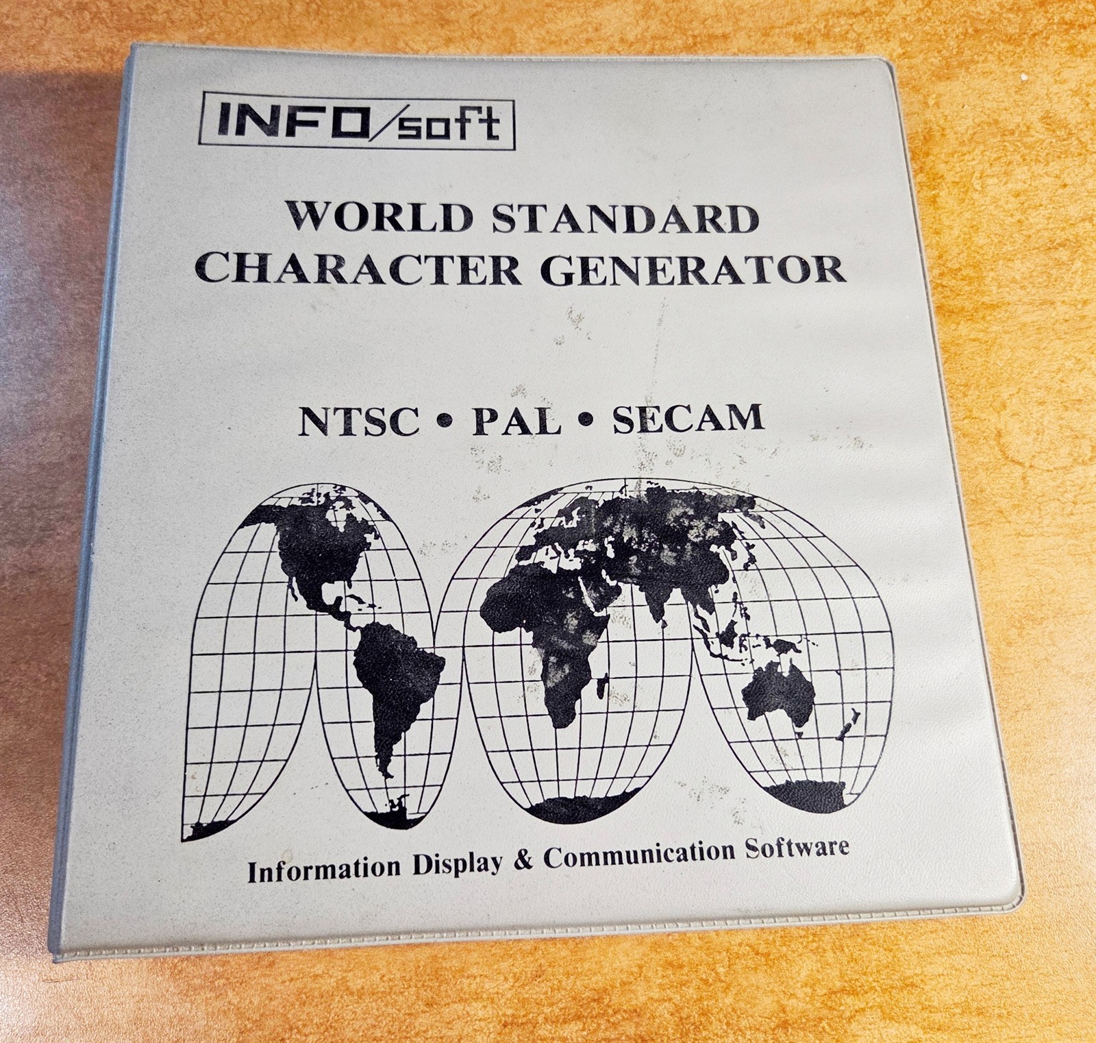 INFO/soft World Standard Character Generator Manual 1980s with SOFTWARE RARE!