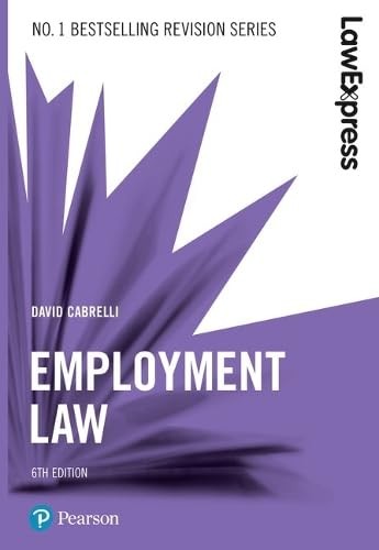 Law Express: Employment Law by Cabrelli, David Book The Fast Free Shipping