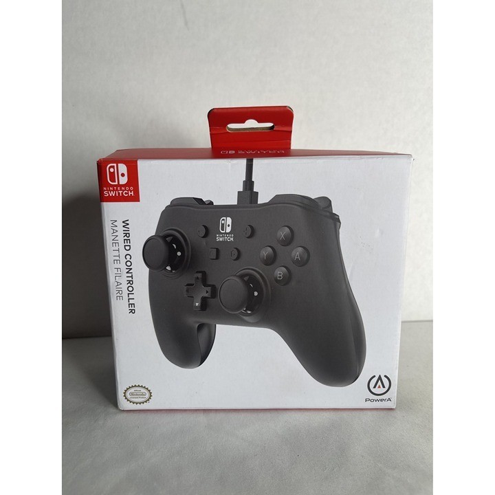 PowerA Nintendo Switch Wired Controller Black NSGPCWDB For Switch