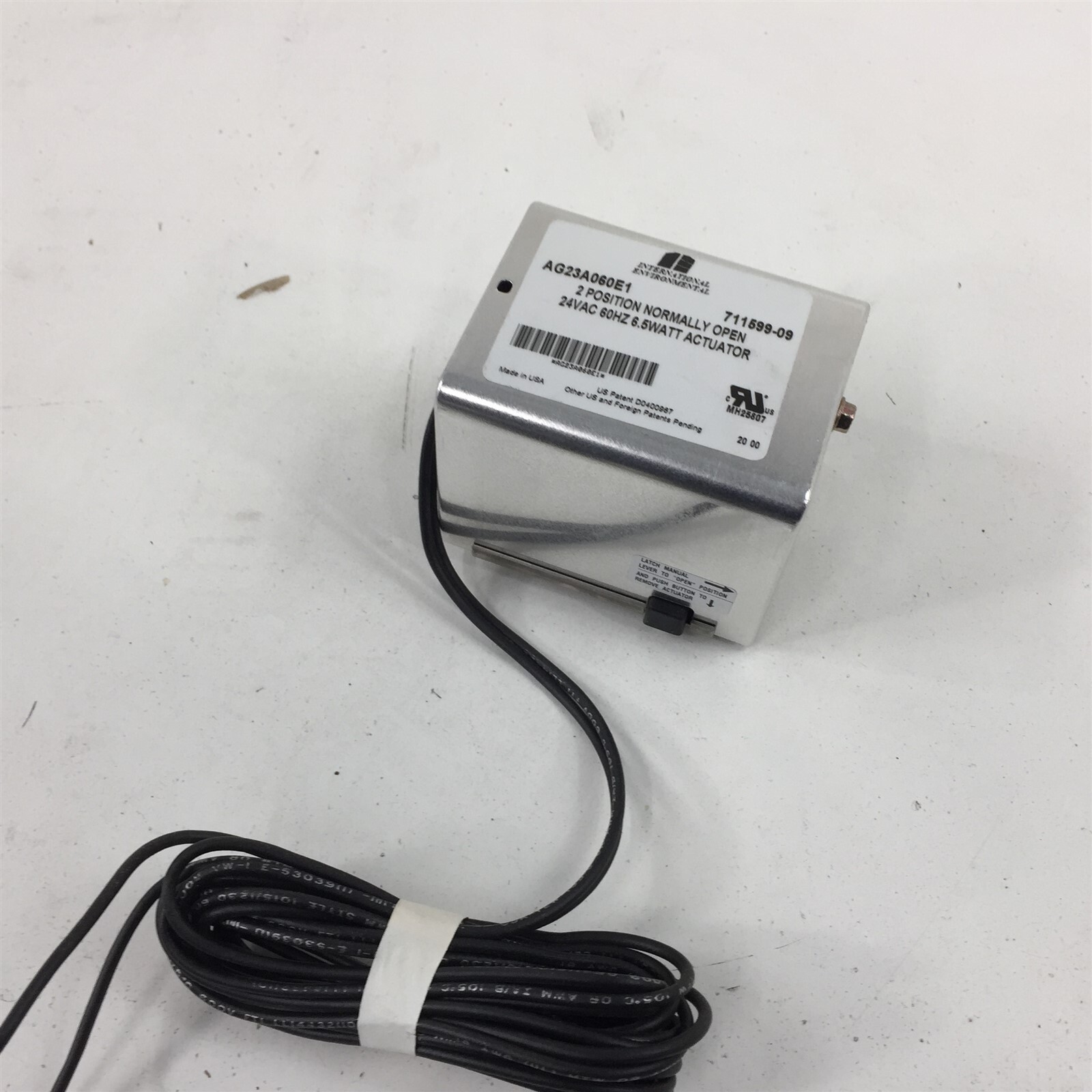 International Environmental AG23A060E1 2 Position NO Actuator 711599-09 24VAC