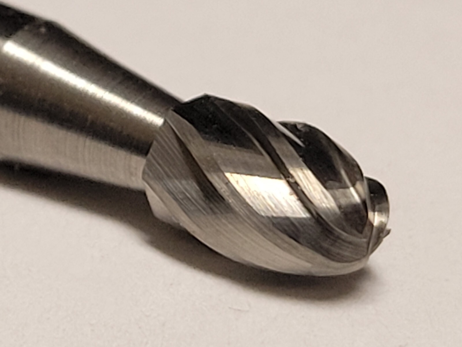 SE 1 NF Aluminum Cut Oval Carbide Burr Bur Cutting Tool Die Grinder Bit 1/4"