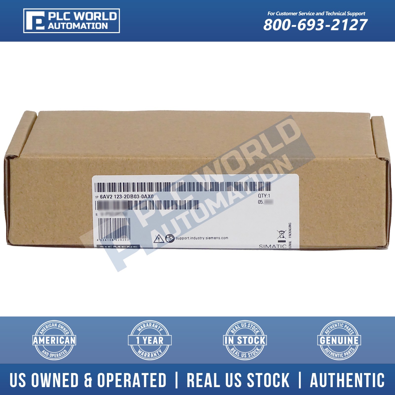 Siemens 6AV2123-2DB03-0AX0 | 6AV2 123-2DB03-0AX0 Simatic HMI KTP400, New Sealed
