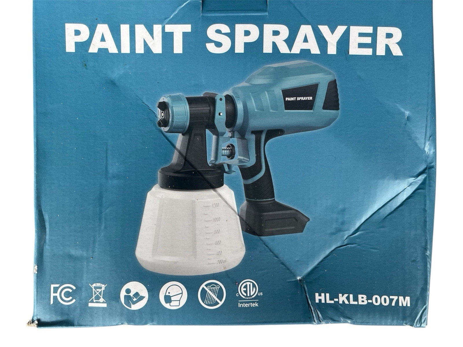 Paint Sprayer HL KLB 007 M (Can Use 18V Battery) Battery not included by manufac