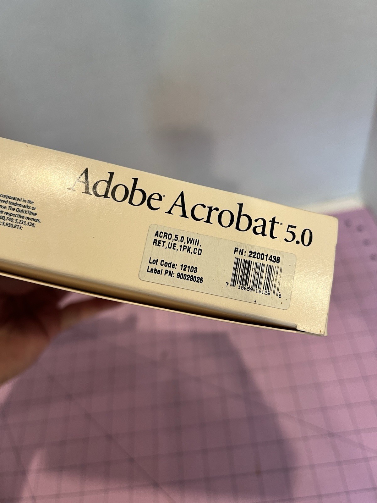 Adobe Acrobat 5.0 + Reader for PalmOS BIG BOX Windows XP 2000 RARE Complete