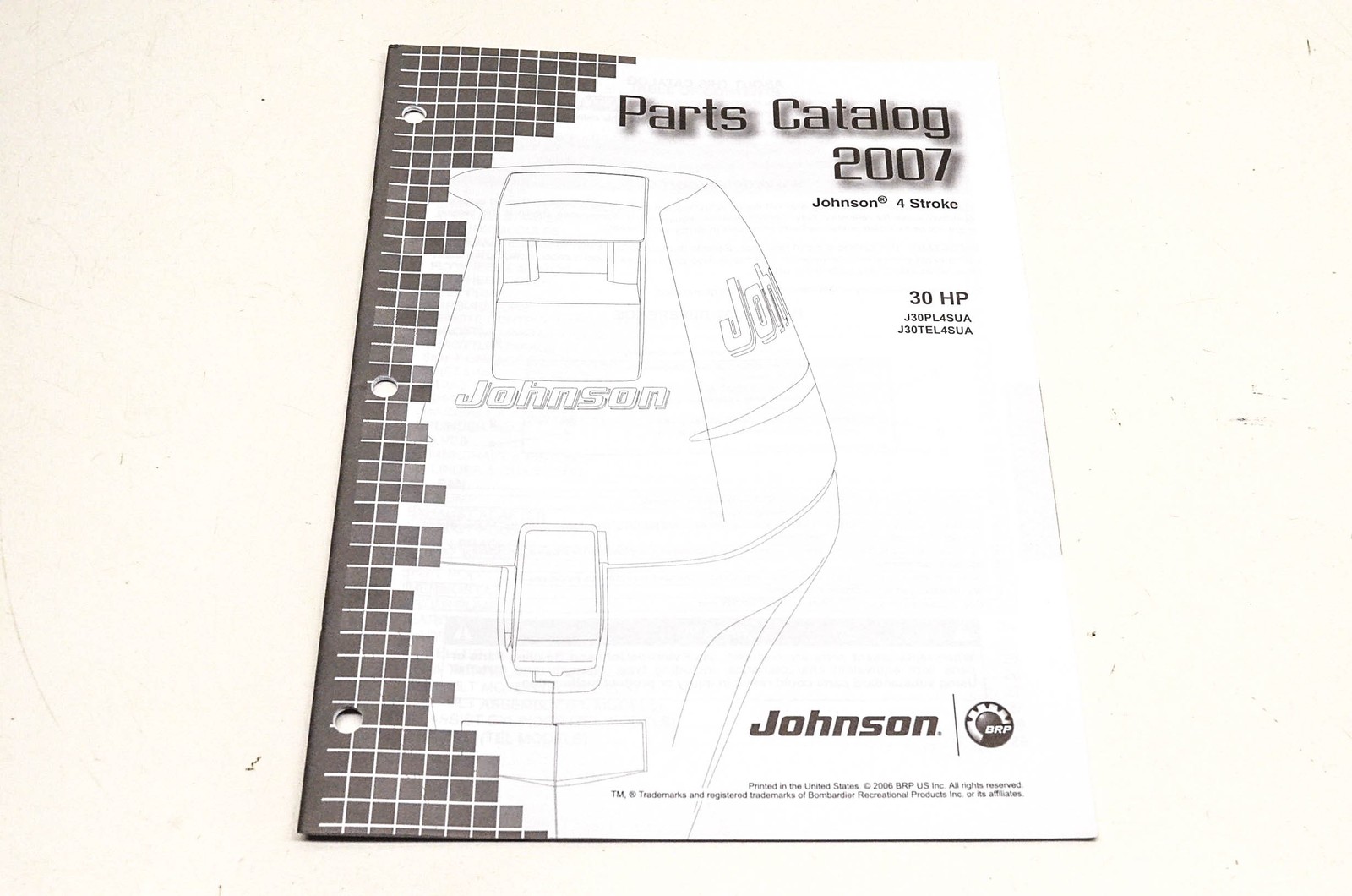 OEM BRP 5007202 2007 Johnson 4-Stroke Parts Catalog