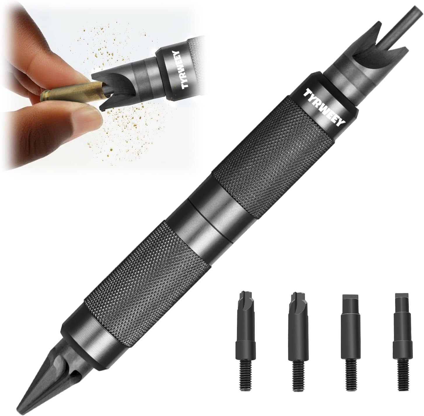 Case Prep Multitool, Case Chamfer Deburring Tools for Reloading, Primer Pocket