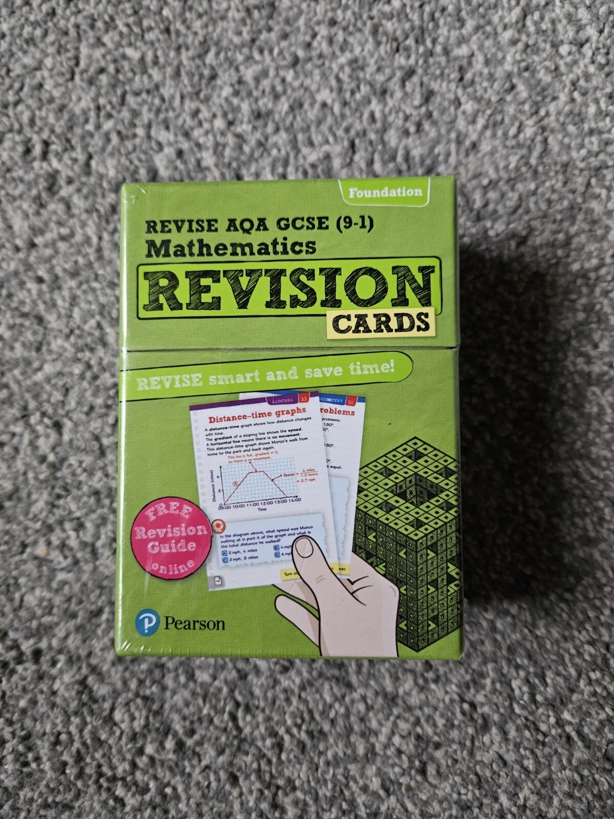 Pearson AQA Mathematics GCSE Foundation Revision Cards
