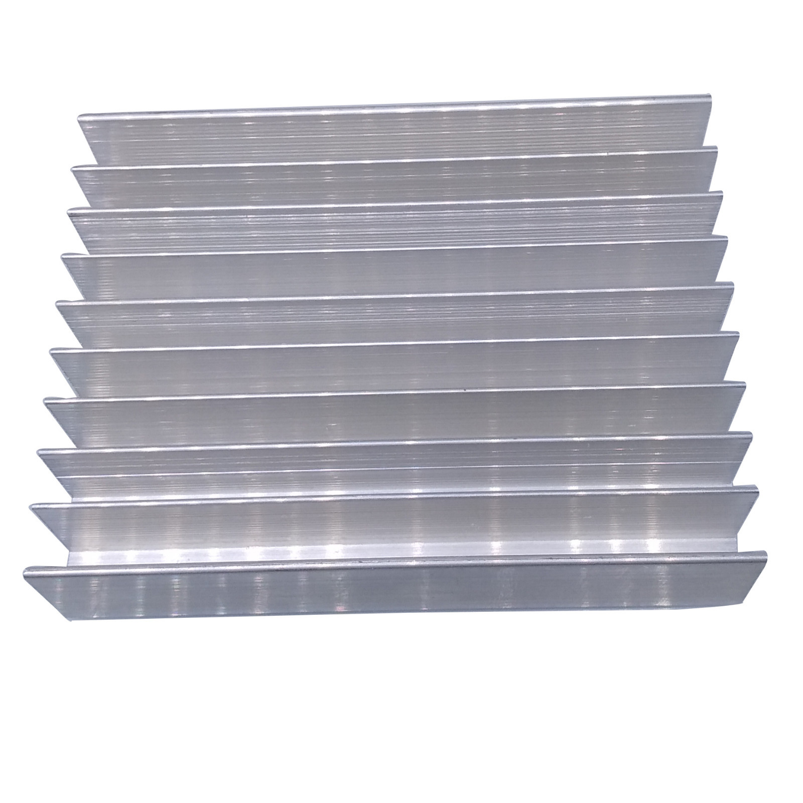 Aluminium Heatsink 100mm x 76mm x 21mm For 4pcs 3w LED or 10pcs 1w LED