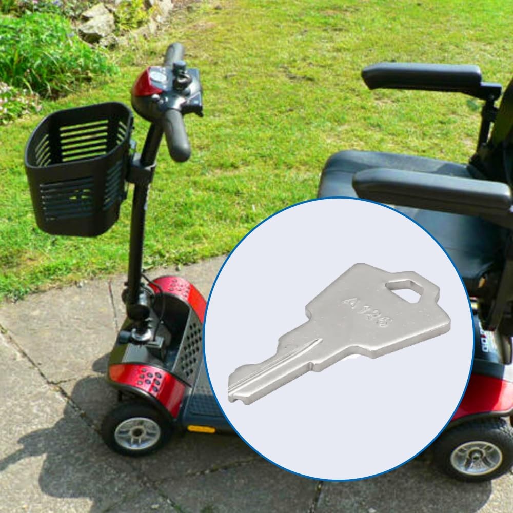 Replacement Keys for Pride Mobility Scooters, GoGo, Elite, Victory, Silver