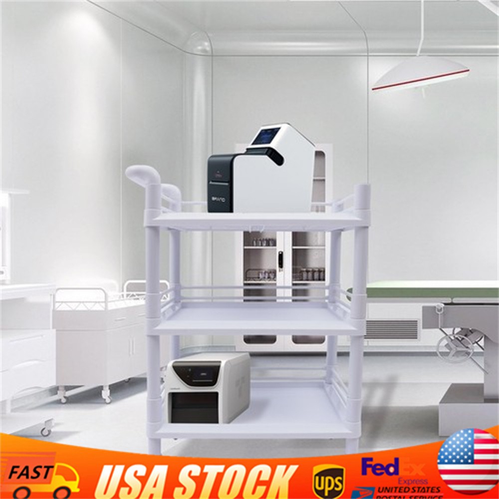 Stainless Steel Lab Medical Equipment Cart Quiet Easy Assemble Dental Machine