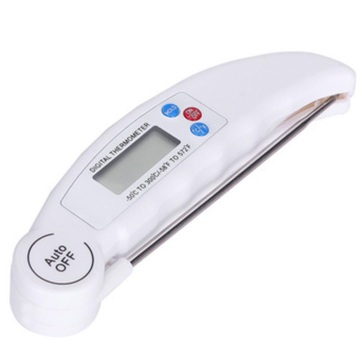 Folding Cooking Thermometer with Dustproof Probe, Digital Kitchen Food and BBQ M