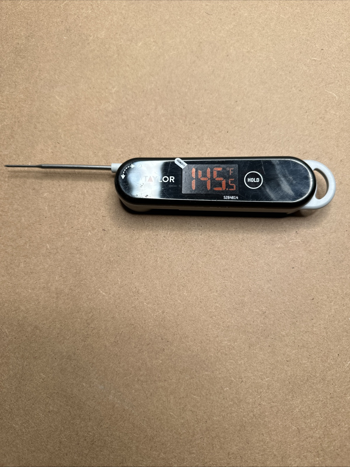 Taylor Digital Folding Probe Meat Thermometer With Magnet LED