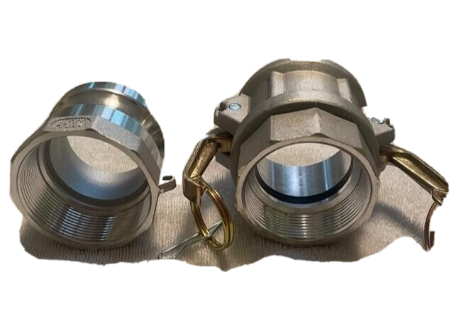 2" Camlock Coupler Coupling set for Water / Trash Pump BSP Threads aluminum.