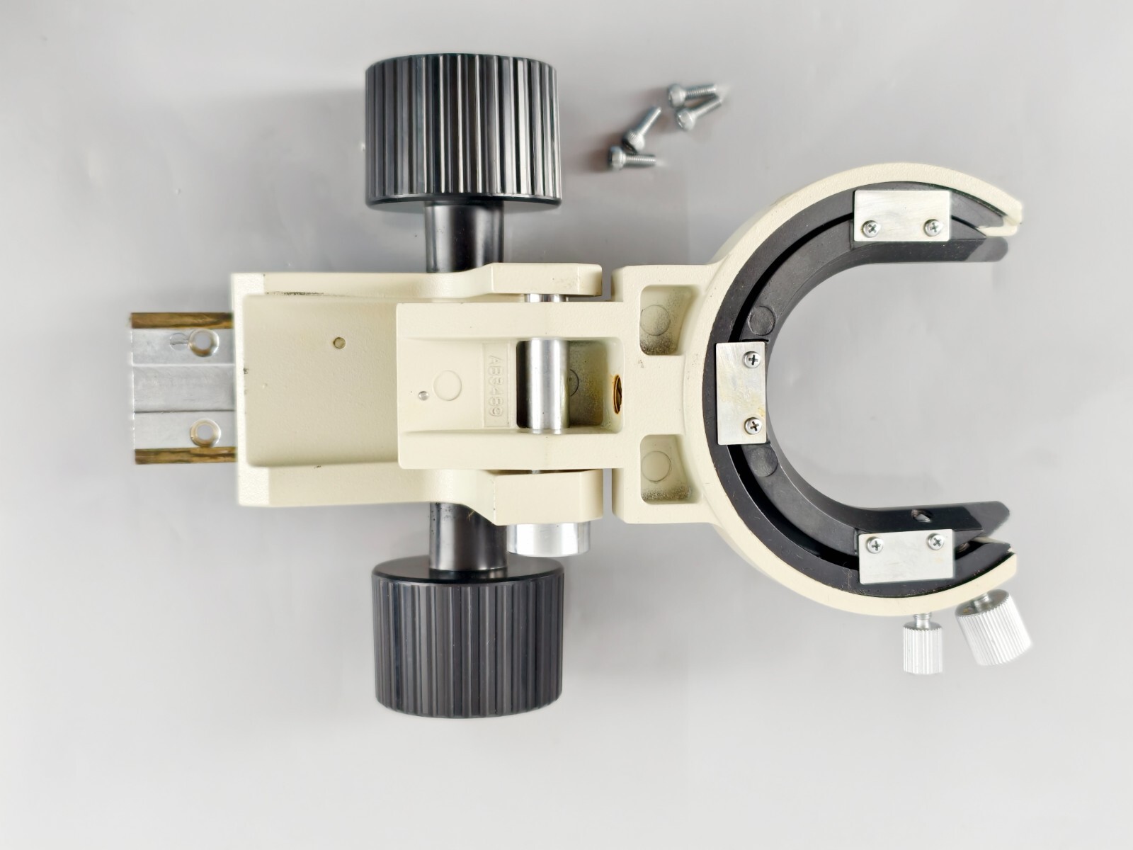 Olympus IMT-2 Microscope Condenser Fork with Rack and Pinion