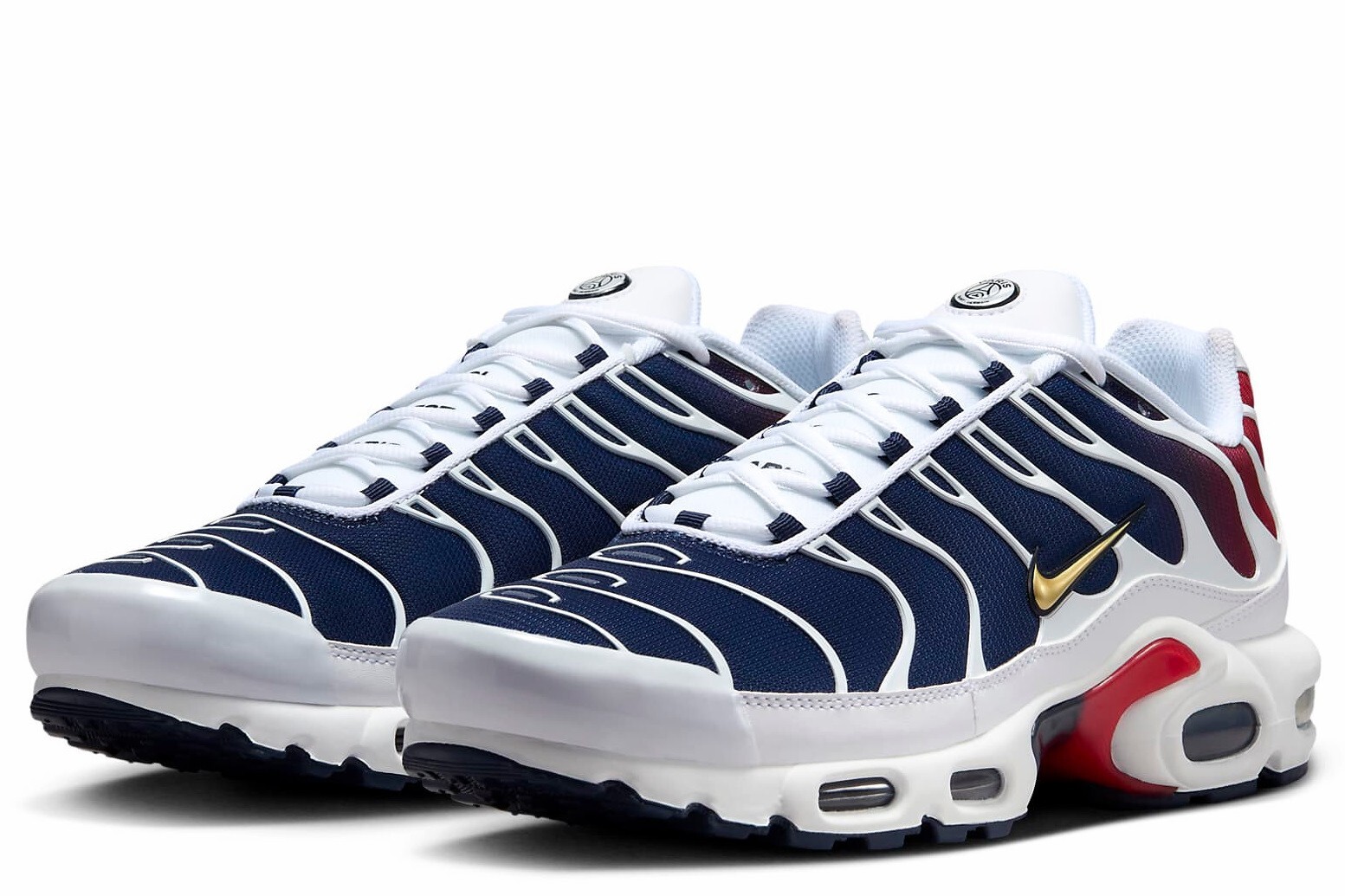Nike Air Max Plus "PSG" White/Midnight Navy/University Red FZ4776-100 Size 11
