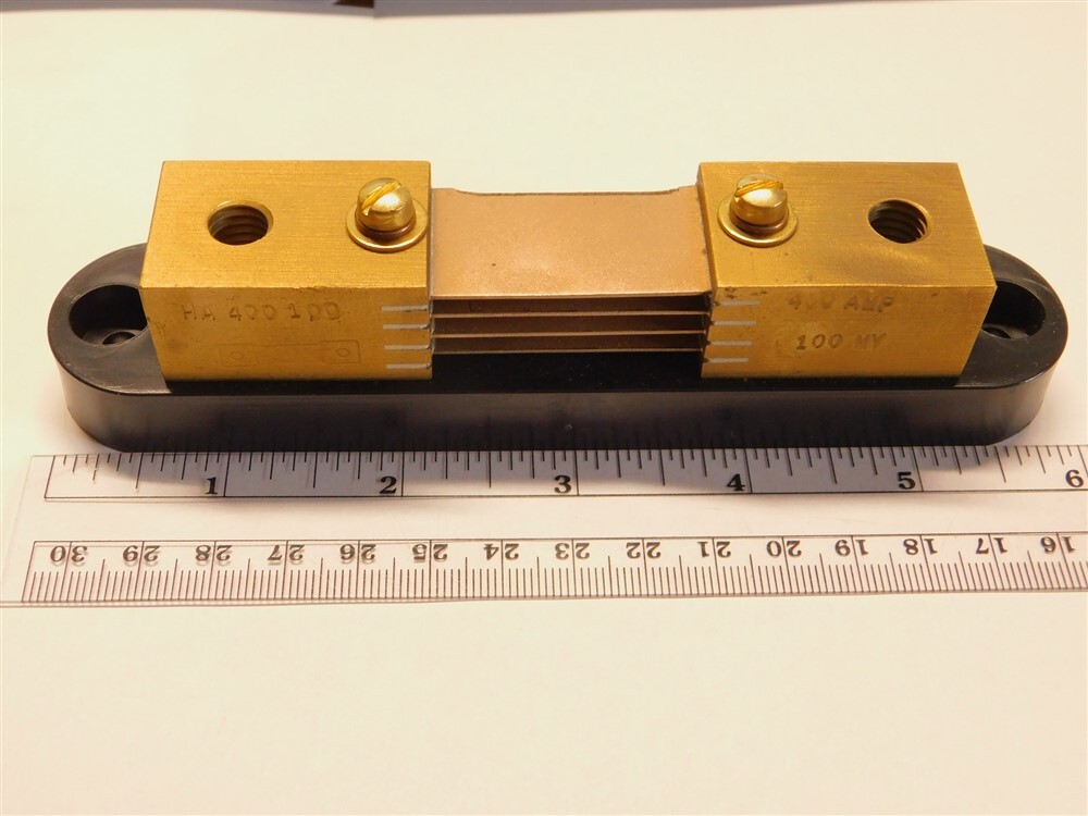 Empro HA-400-100 400A 100mV 0.00025 Ohms Shunt on Insulating Base