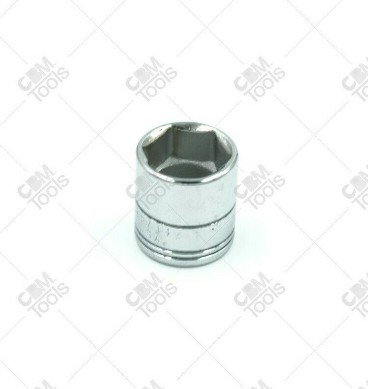 SK Hand Tools 40714 1/4in 15mm Chrome Socket Standard Metric   NewUSA Made