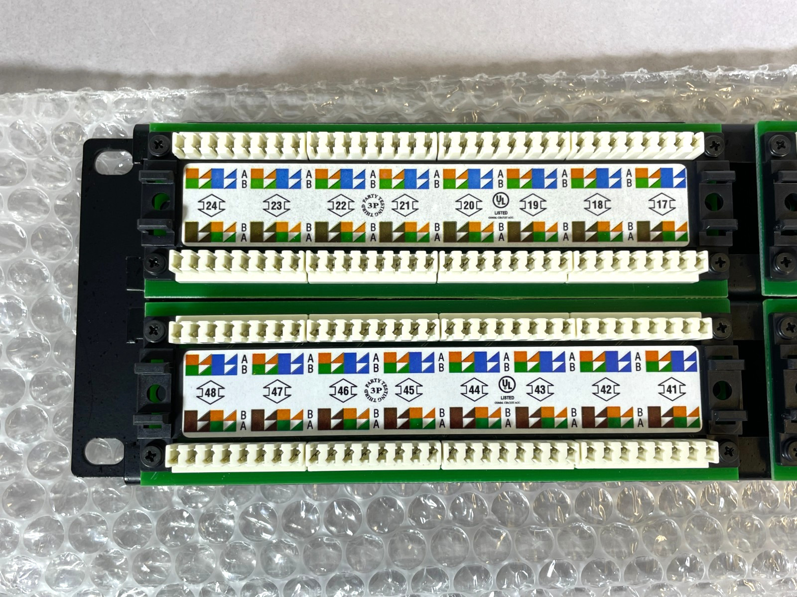 48 Port Cat6 Keystone Rack Mounted Patch Panel