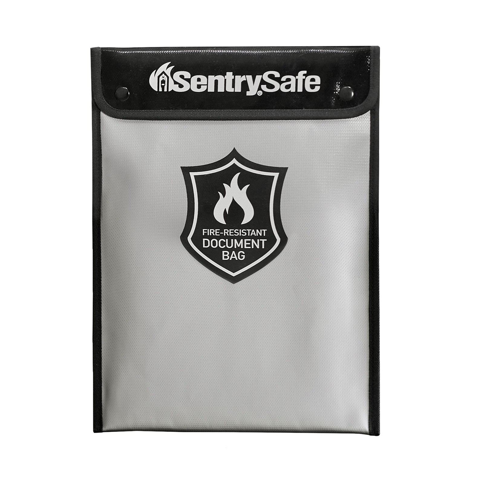 Fire and Water Resistant Portable Bag with Zipper for Money or Document Stora...