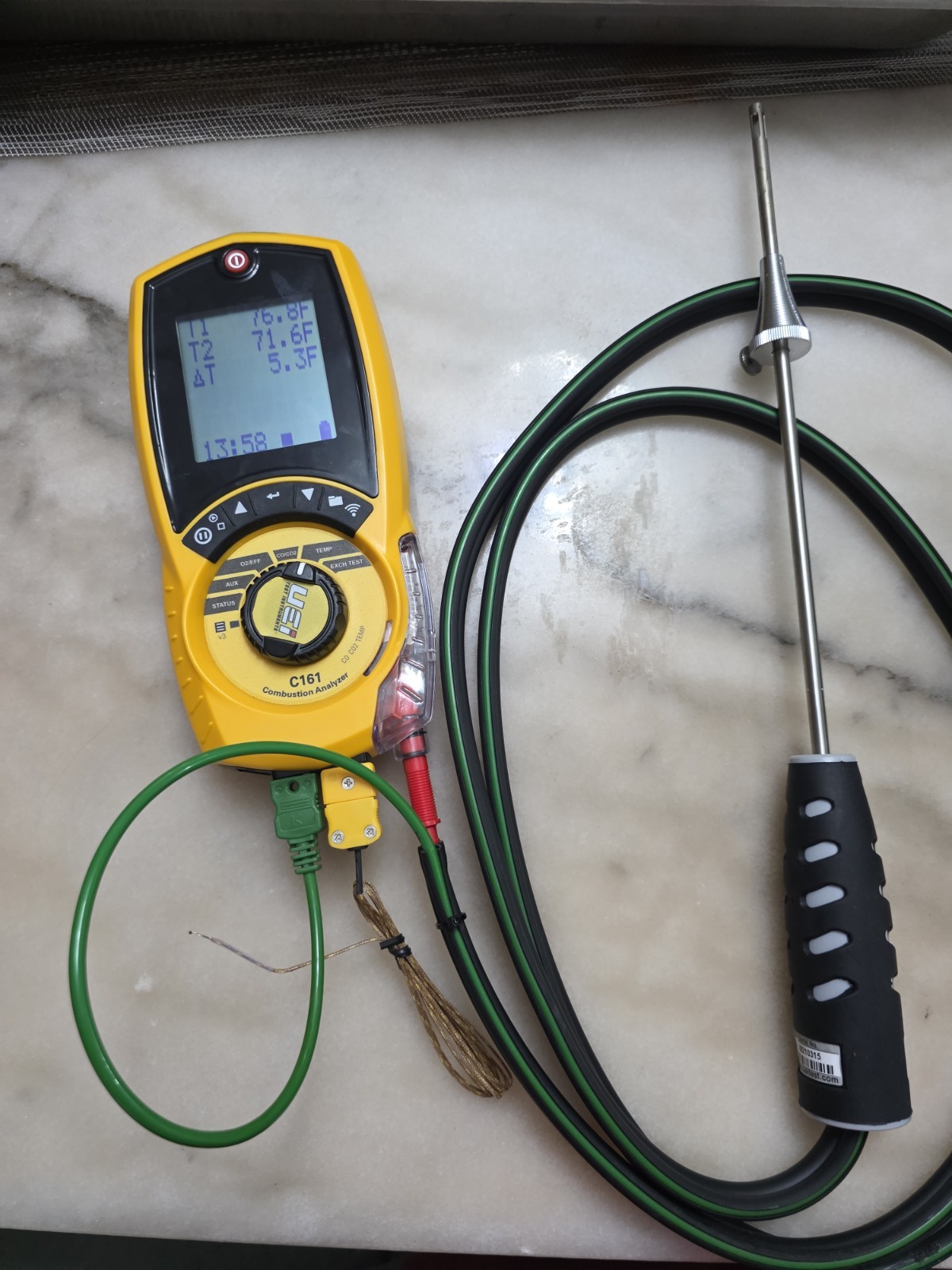 UEi C161C Residential Combustion Analyzer kit.