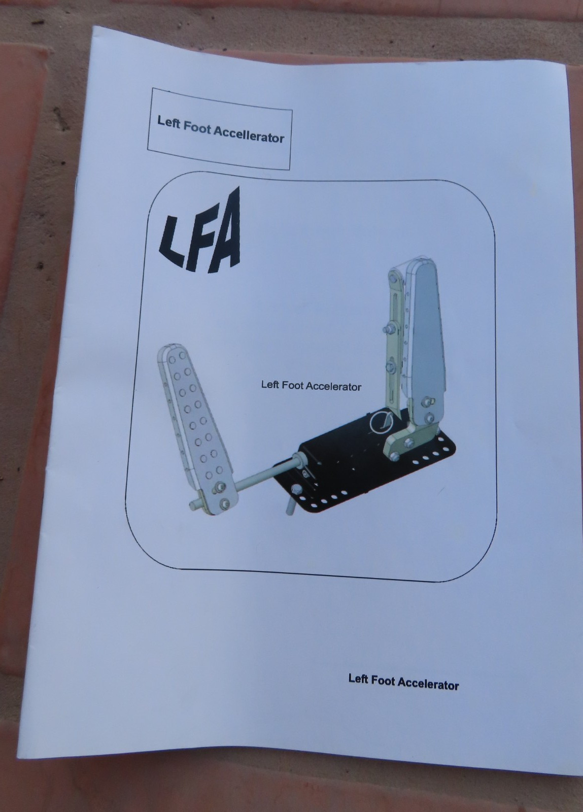 Left Foot Accelerator Gas Pedal, LFGP Drive Assist for Handicap Disabled Injured