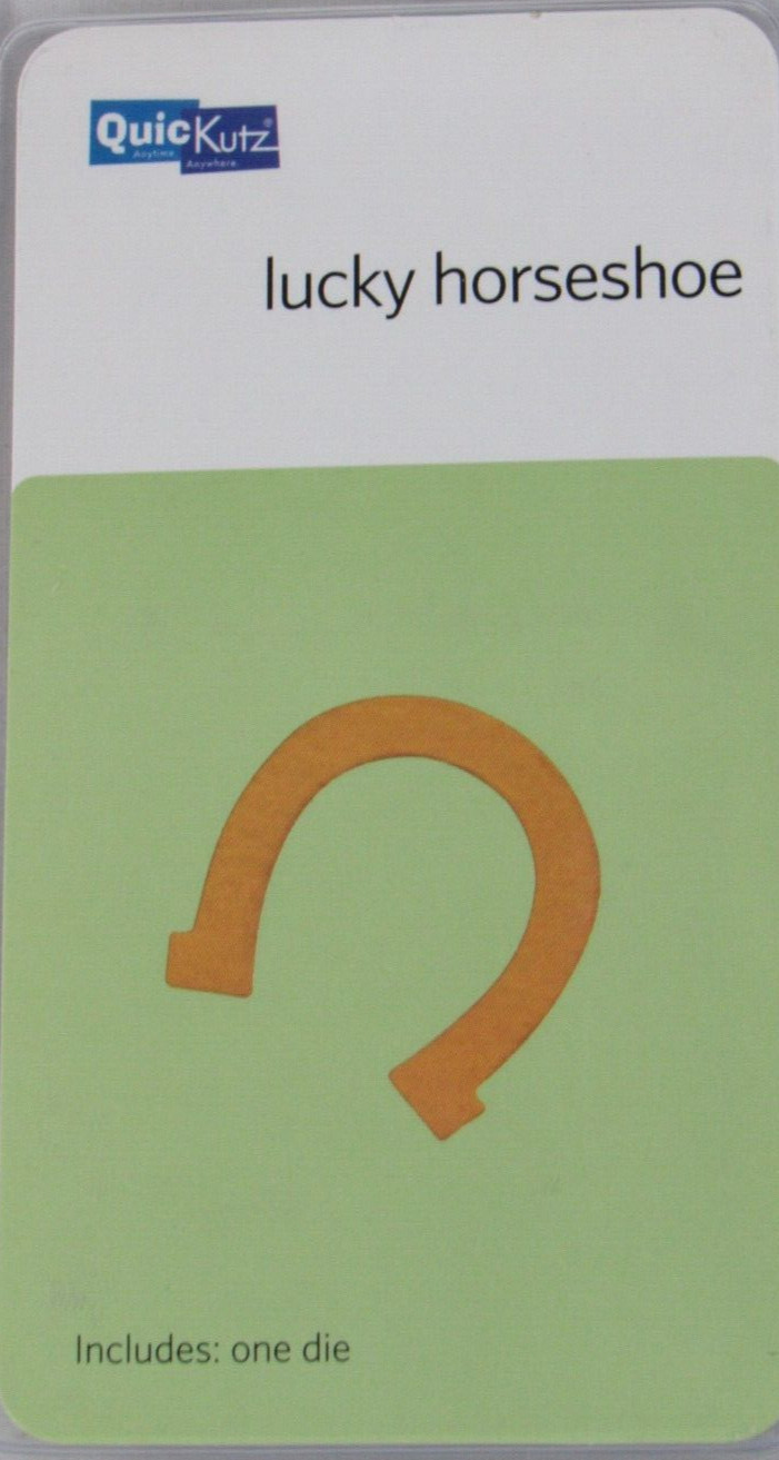 QuicKutz Lucky Horseshoe 2x2, 1 Cutting Die Set RS-0925
