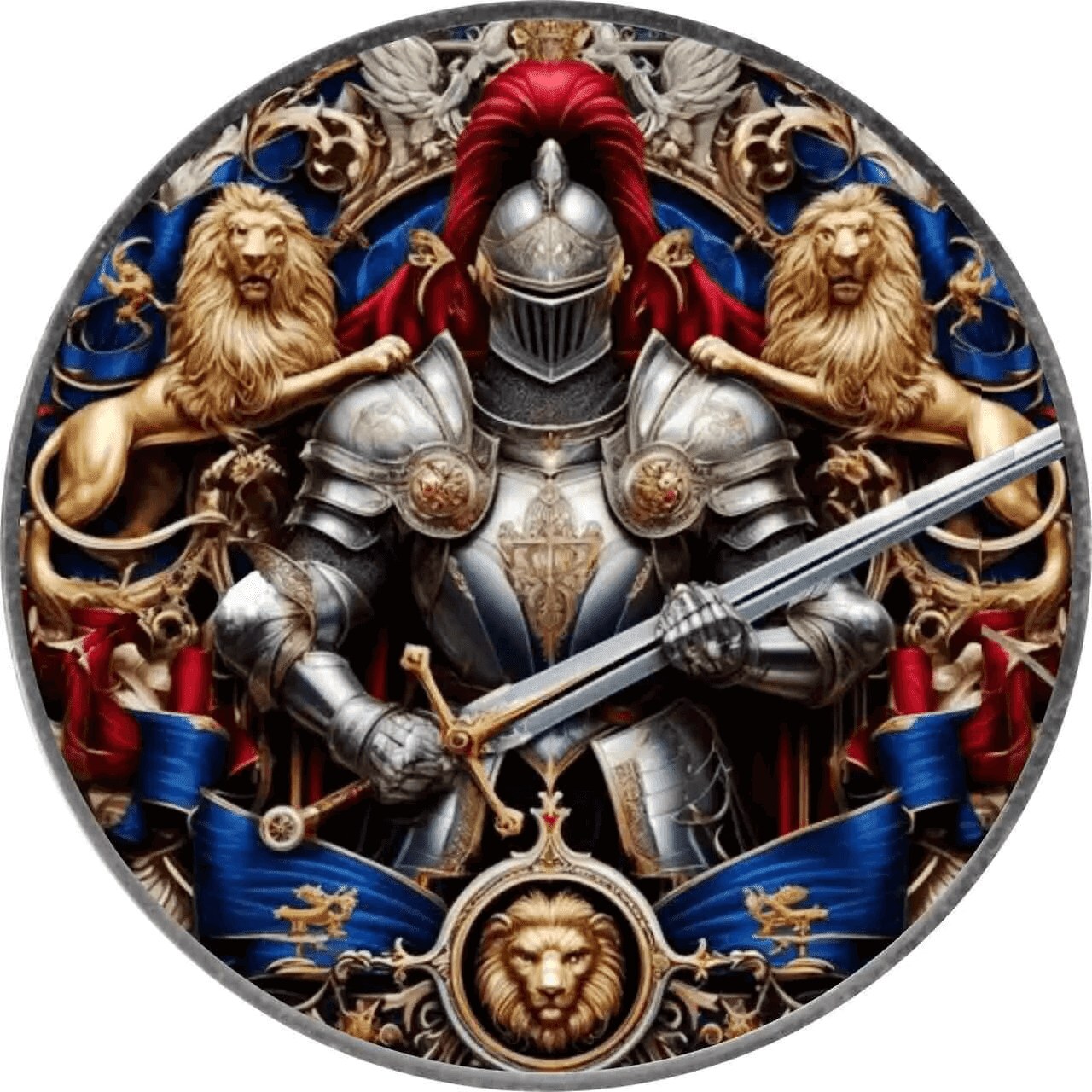 2024 American Eagle Knights of Royal Champion of the Crown 1 oz Silver Coin