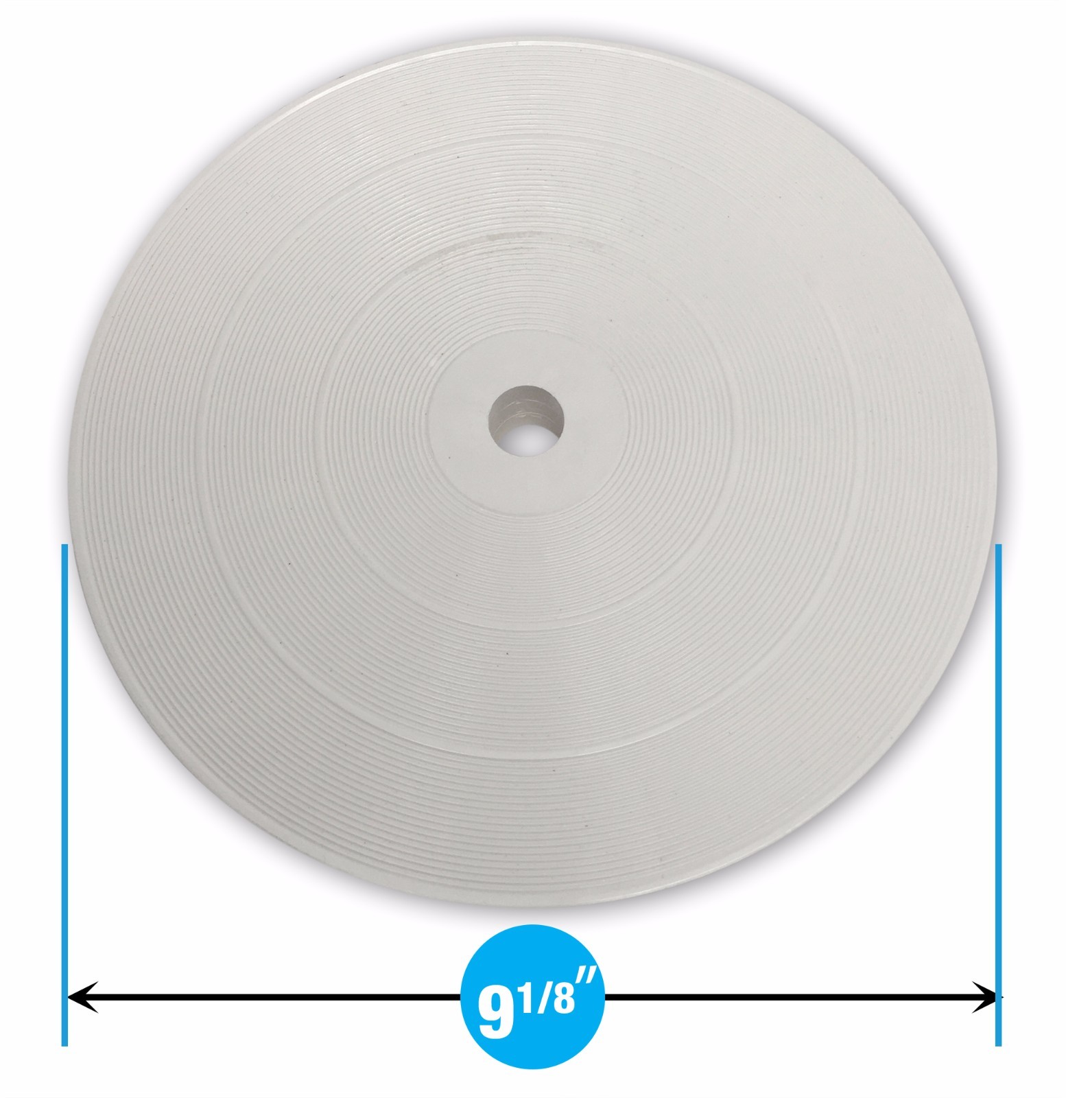 Pool Debris Canister Deck Lid 9 1/8" Inch Skimmer Valve Lid White Replacement