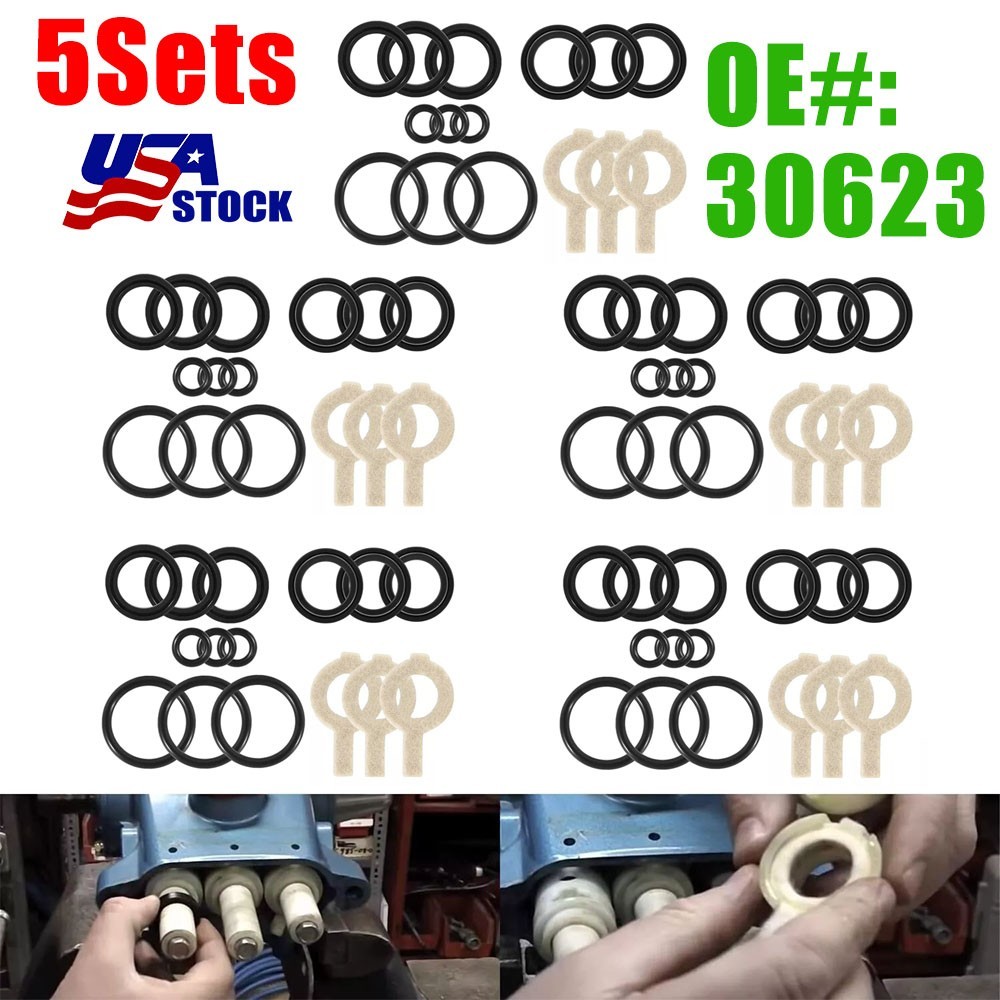 Fits Cat Pump Model 30 31 34 35 310 310S 310B 310W 340 34 30623 Seal Kit 5Set
