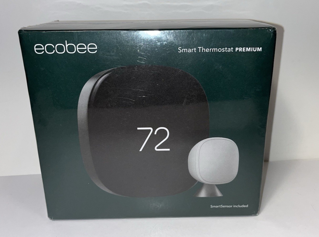 Ecobee Premium Smart Programmable Touch-Screen Thermostat (EB-STATE6-01) SEALED