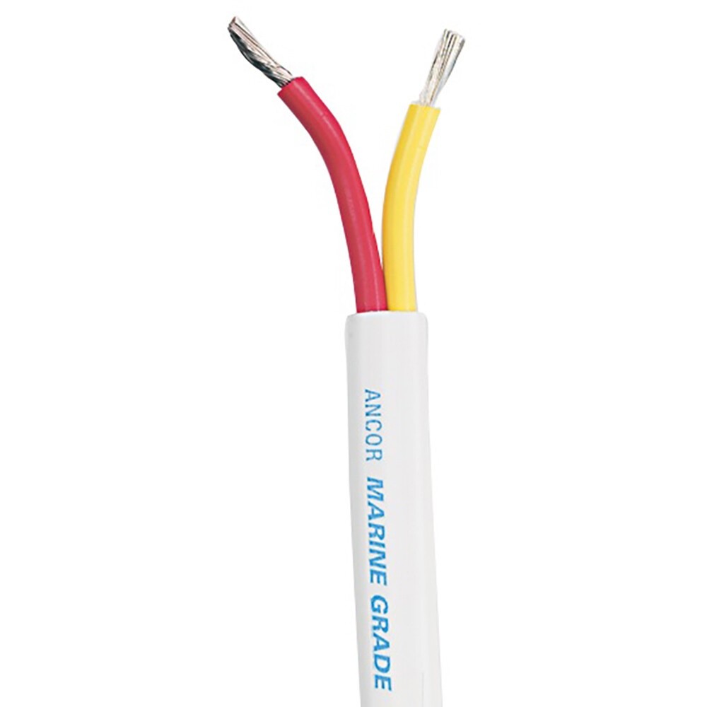 Ancor 10/2 Duplex 10 Gauge AWG 2 Conductor Red/Yellow Cable Flat White By / Foot
