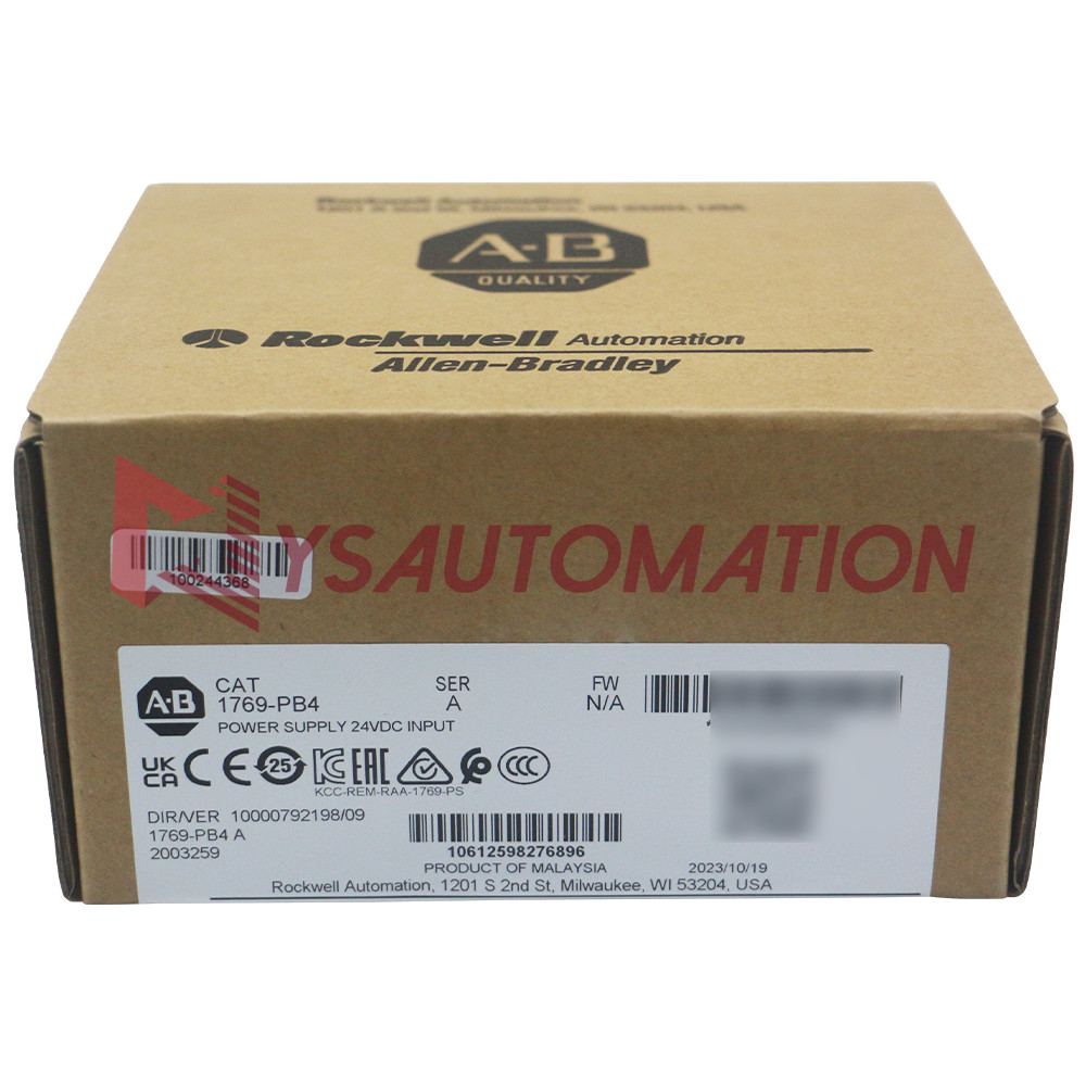 New Allen-Bradley 1769-PB4 CompactLogix DC 4A/2A Power Supply