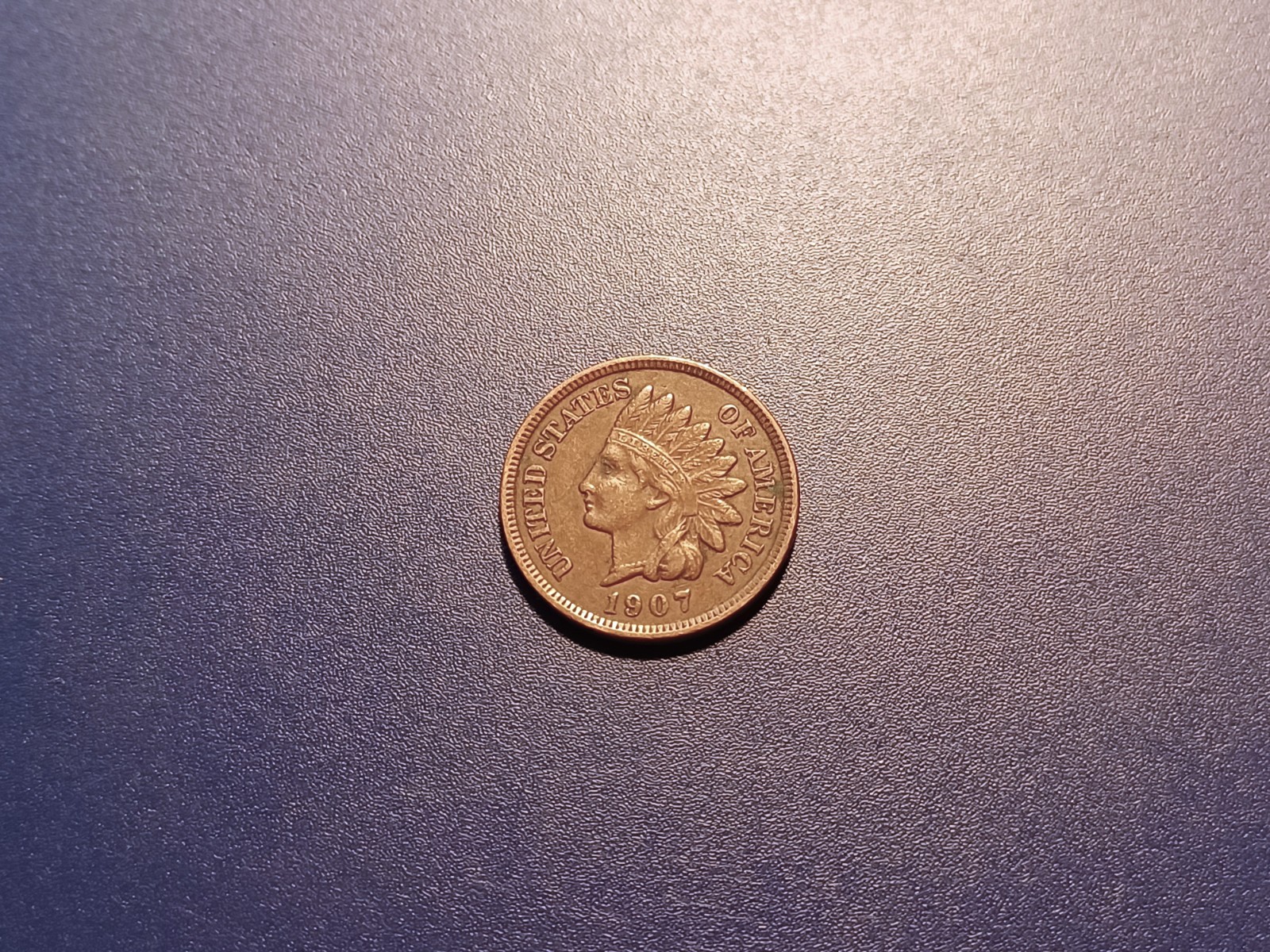 Choice AU 1907 Indian Head Cent