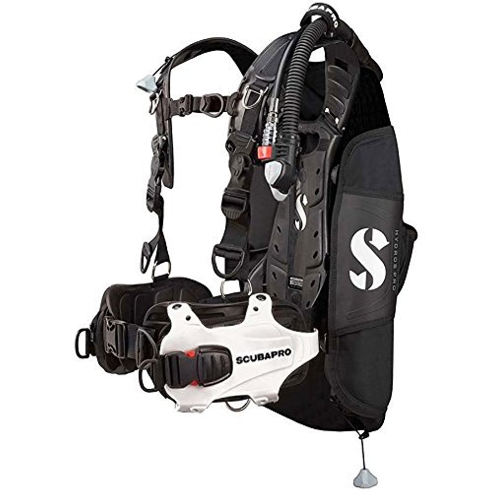 Scubapro Hydros Pro Men's BCD w/Balanced Inflator-WHITE-medium