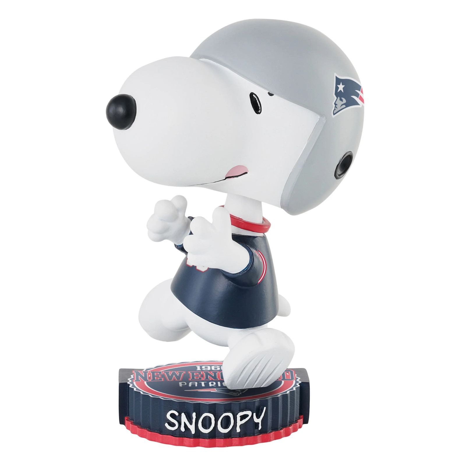 Snoopy New England Patriots Peanuts Bighead Bobblehead NFL Football