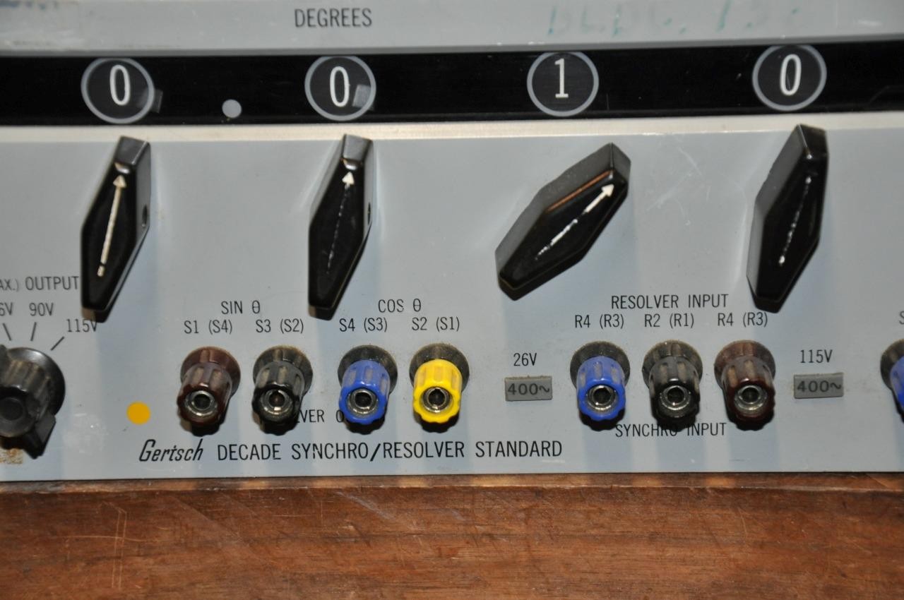 SINGER GERTSCH DSRS-5R Decade Synchro Resolver Standard 400Hz