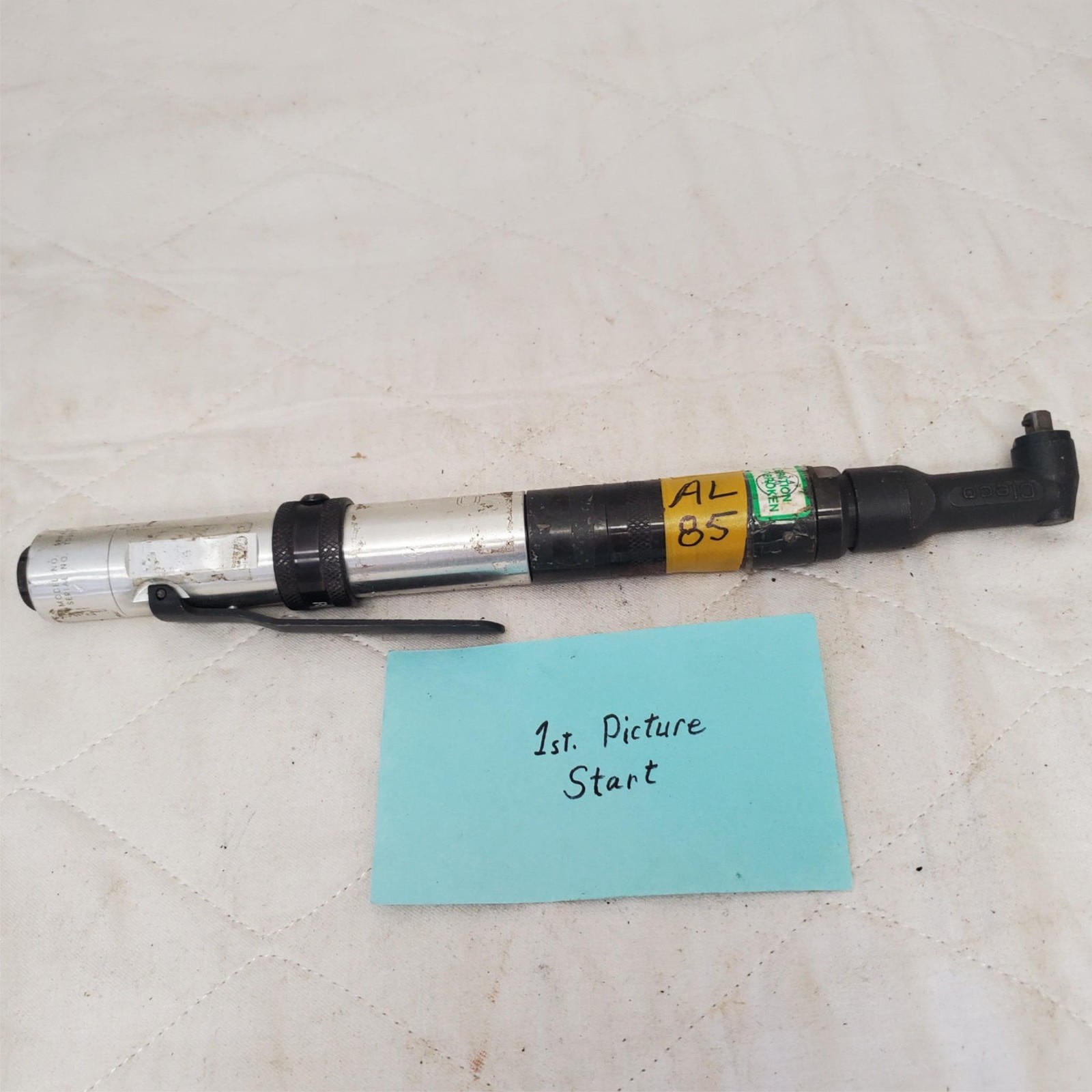 Heavy Duty Pneumatic Nutrunner Right Angle Torque Air Tool AL85