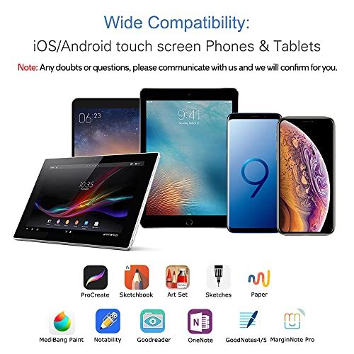 Lapiz Capacitivo Activo Compatible Con Pantallas Tactiles Ios Y Android, Lapi...