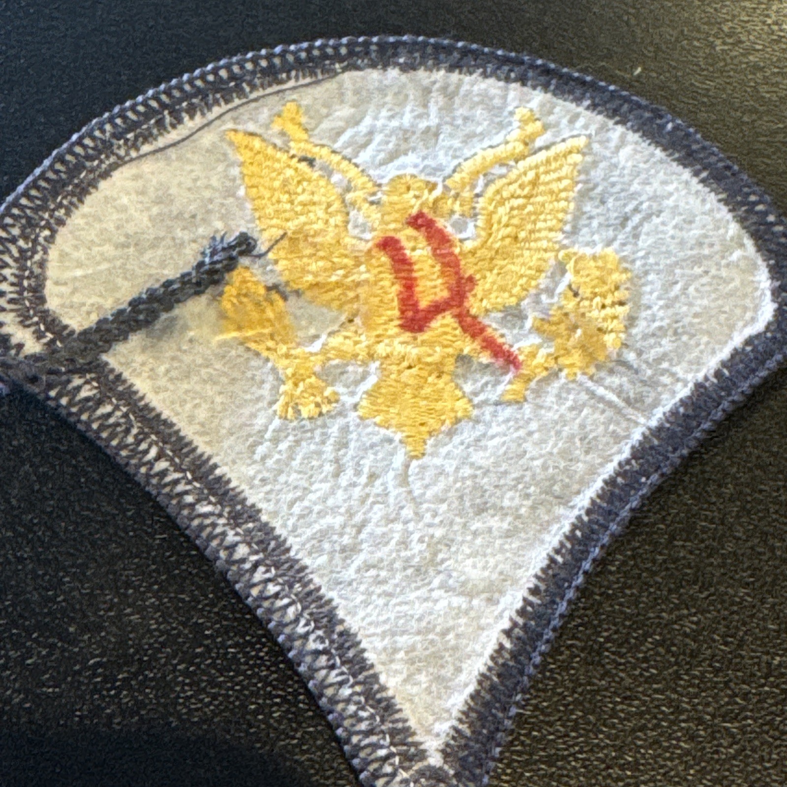 WW2 US Army Specialist Gold Eagle WWII Embroidered Patch