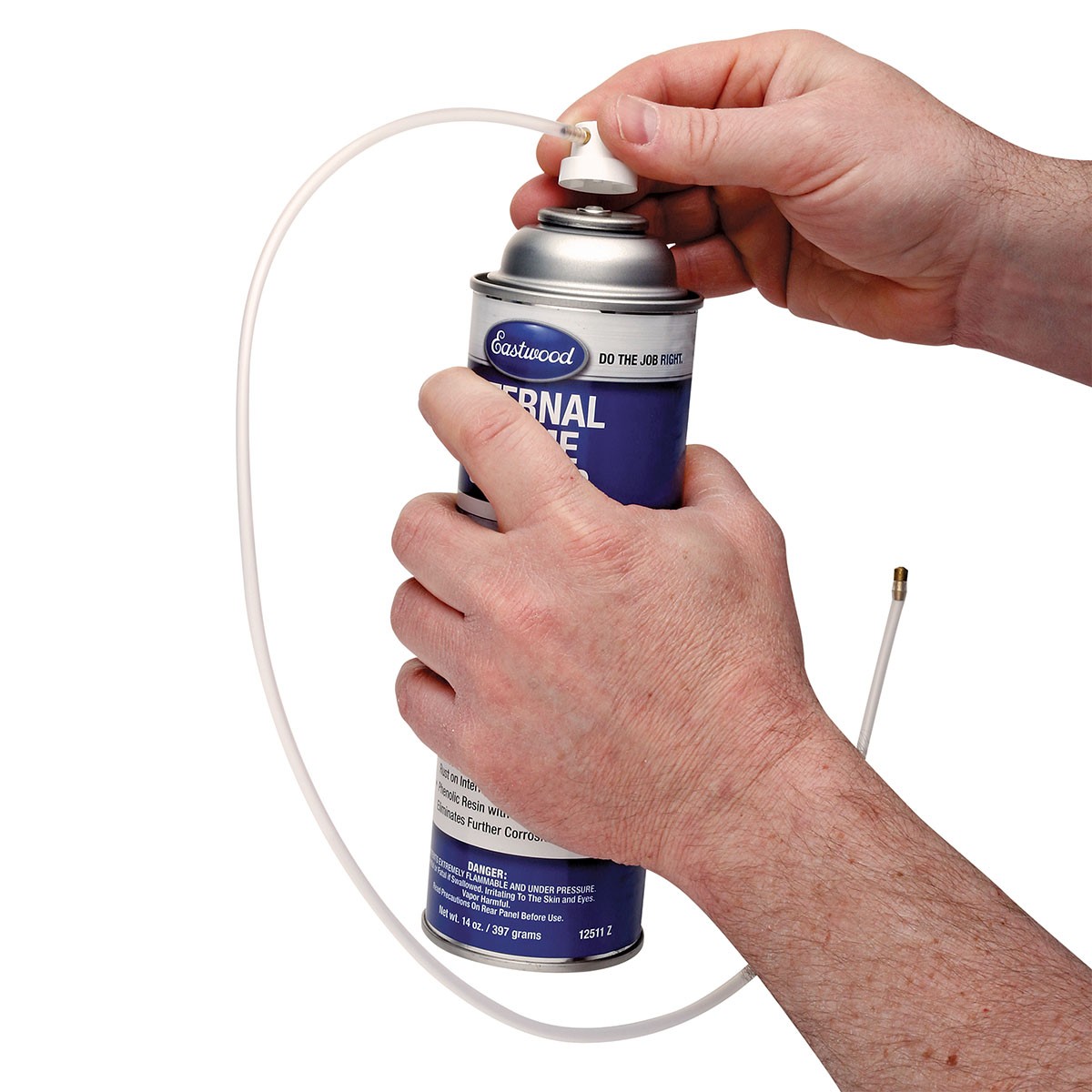 Eastwood Internal Chassis Frame Green Coating Aerosol 14oz Spray Nozzle For Rust