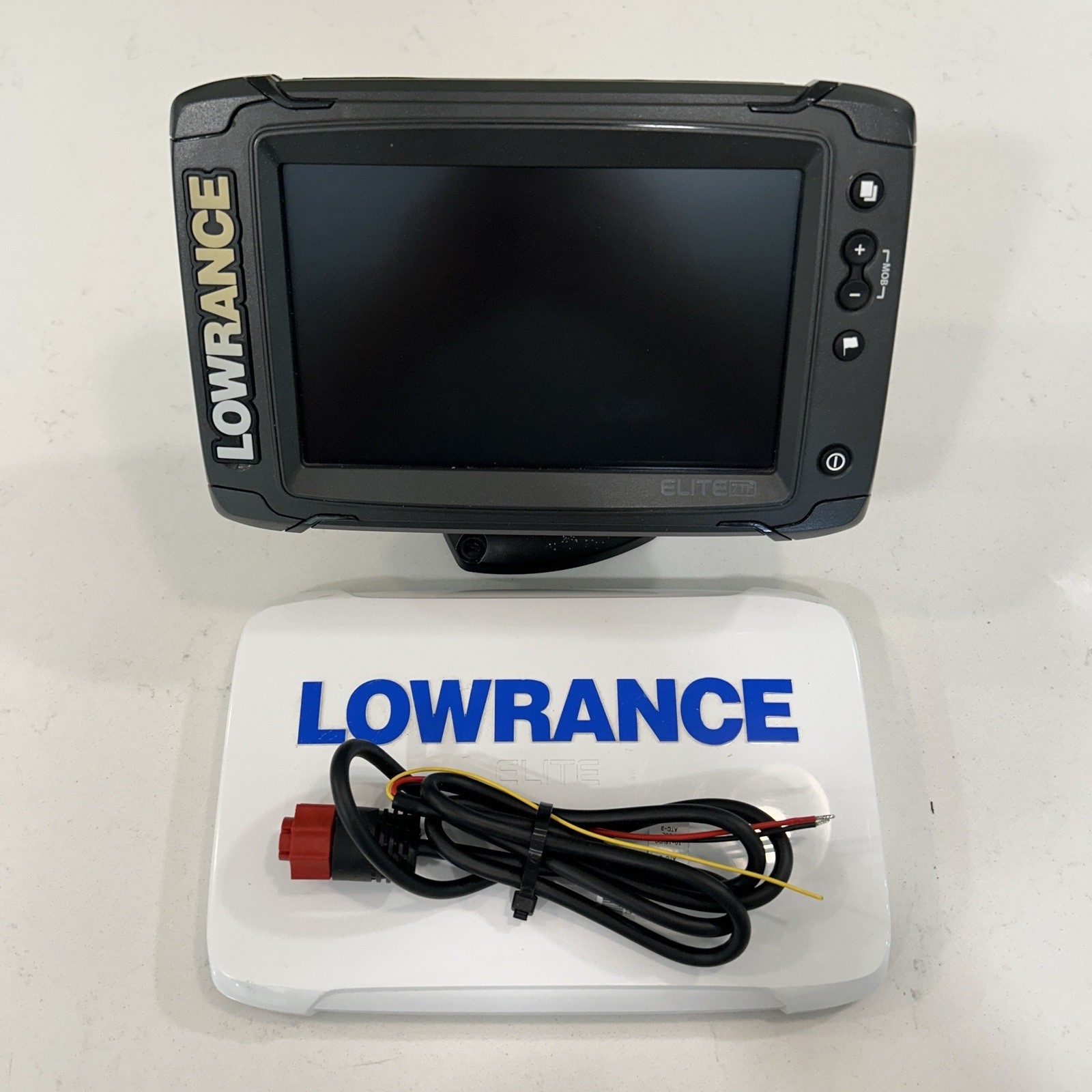 Lowrance Elite-7 Ti2 GPS Chartplotter Sonar Fish With Suncover