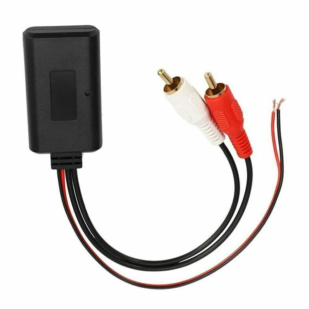 2x Car Audio Stereo Bluetooth AUX Receiver Module RCA Interface Cable Adapter US