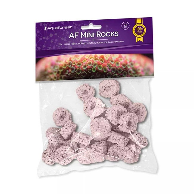 AF Mini Frag Rocks (Purple, 24 pcs) - AquaForest