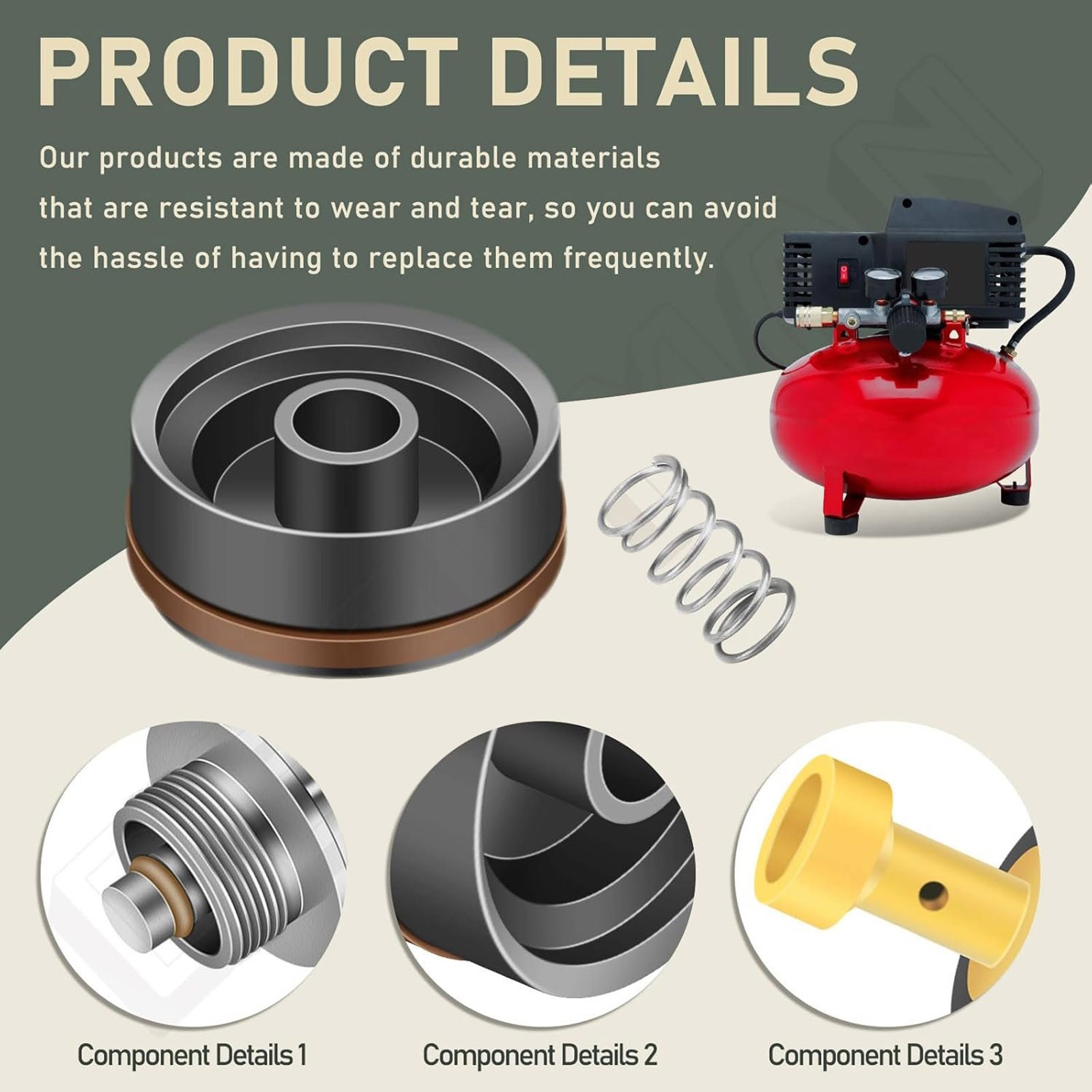 Easy Install Air Compressor Regulator Repair Kit For DeWalt D55146 / D55155
