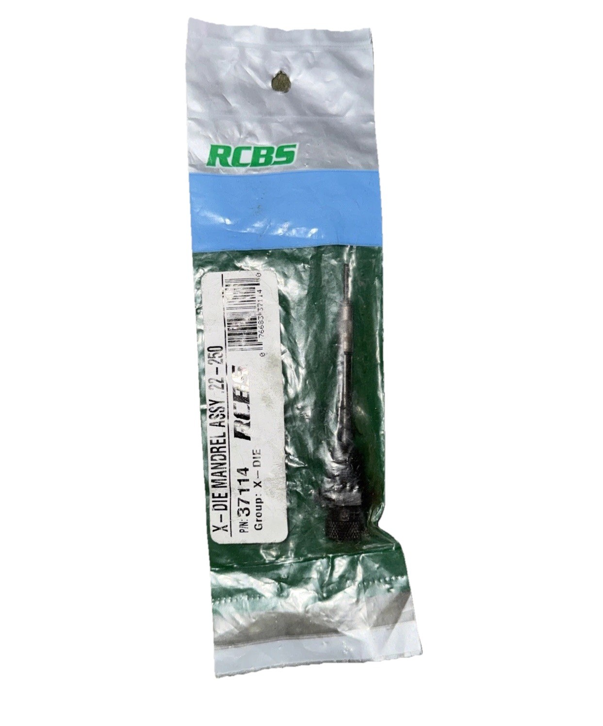 RCBS, X Die, Mandrel Assembly, 22-250 Rem PN 37114