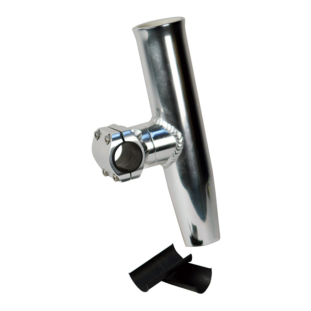 C.E. Smith Adjustable Mid Mount Rod Holder Aluminum 1.66" or 1-1/2" w/Sleeve &am